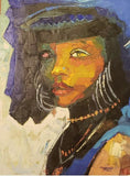 Art & Crafts Painting African Art, Painting, Elegance II