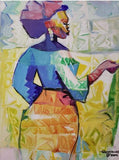 Art & Crafts Painting African Art, Painting, Elegance V.
