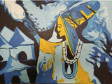 Art & Crafts Painting African Art, Painting, His Highness I.