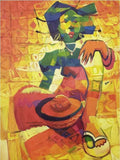 Art & Crafts Painting African Art, Painting, Lunch Time I
