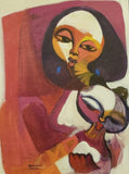 Art & Crafts Painting African Art, Painting, Mother And Daughter I