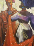 Art & Crafts Painting African Art, Painting, My Woman 1