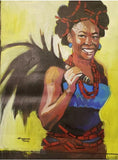 Art & Crafts Painting African Art, Painting, Our Princess 1