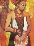 Art & Crafts Painting African Art, Painting, Our Princess III