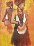 Art & Crafts Painting African Art, Painting, Our Princess III