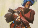 Art & Crafts Painting African Art, Painting, Party Time 1