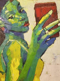 Art & Crafts Painting African Art, Painting, Pretty Me III