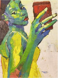 Art & Crafts Painting African Art, Painting, Pretty Me III