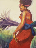 Art & Crafts Painting African Art, Painting, The Bride I