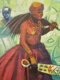 Art & Crafts Painting African Art, Painting, The Prince I