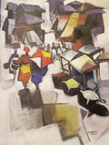 Art & Crafts Painting African Art, Painting, The Return I