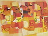 Art & Crafts Painting African Art, Painting, True Friends V