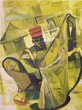 Art & Crafts Painting African Art, Painting, Urban Life III