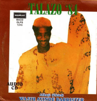Wasiu Barrister Talazo 1984 CD – Afro Crafters